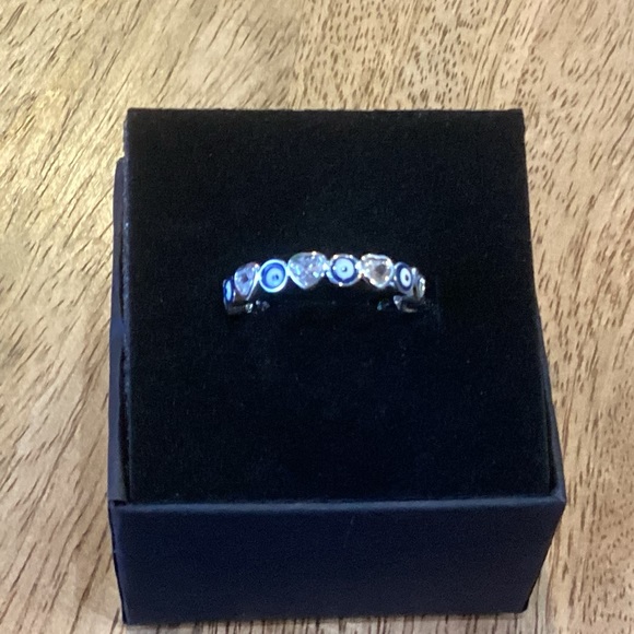 🧿Ring Evil Eye and CZ’s 18K plated - Picture 2 of 6